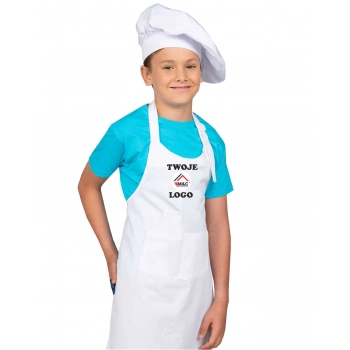Fartuch dziecięcy kuchenny z twoim napisem lub logo